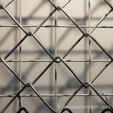 Fence en maille en diamant enrobée en PVC